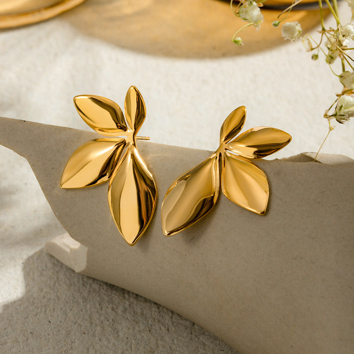Boucles d’oreilles les fleurs du lac