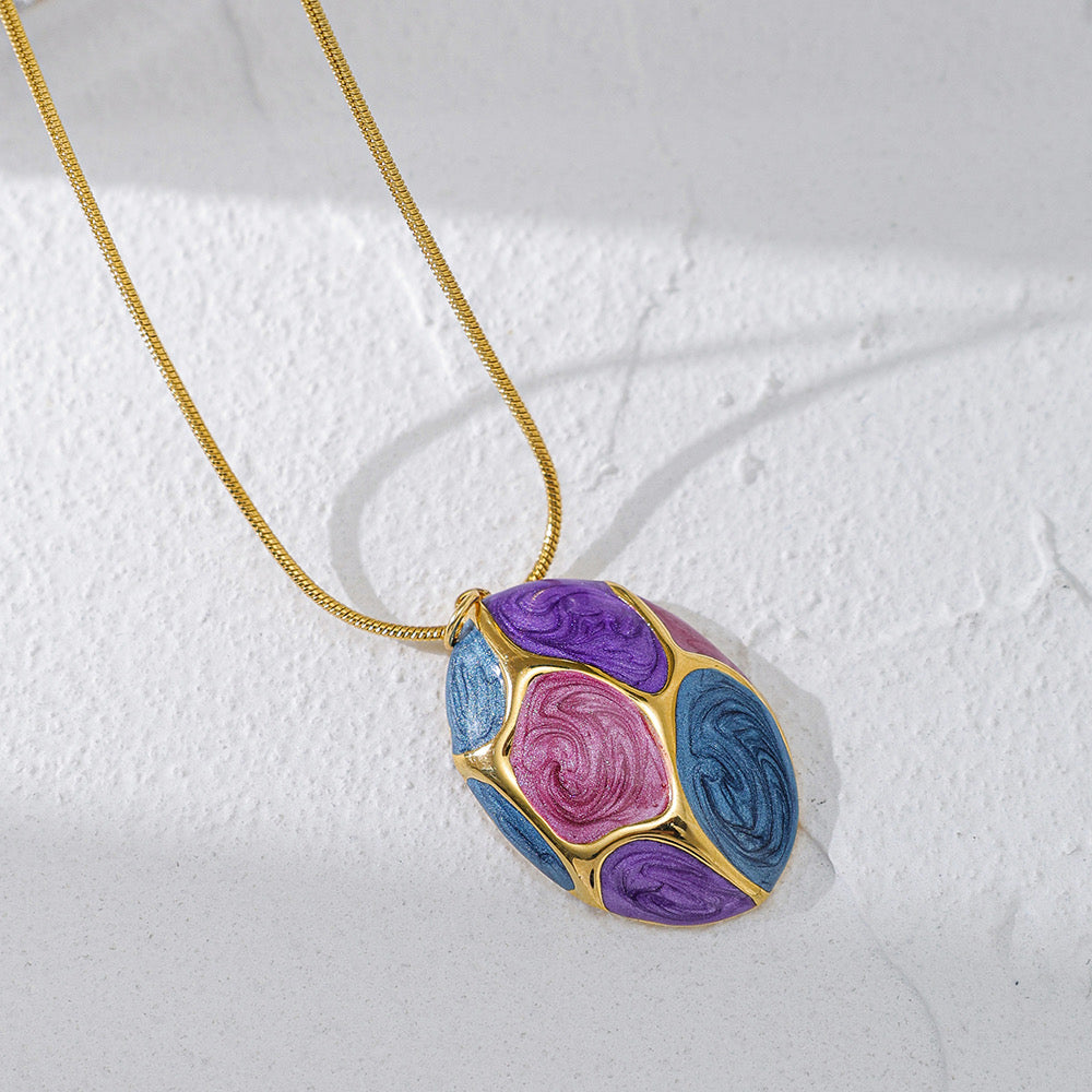 Collier Carapace Versicolore