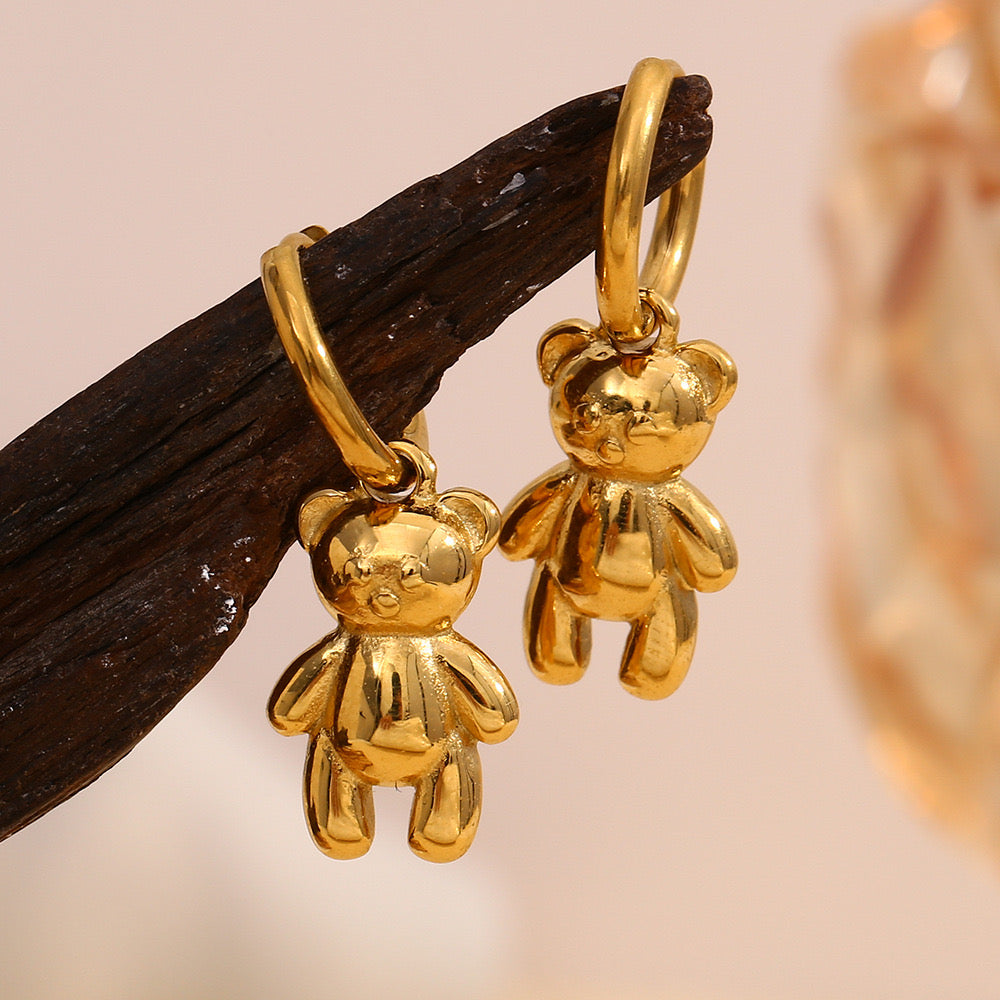 Boucles d’oreilles nounours