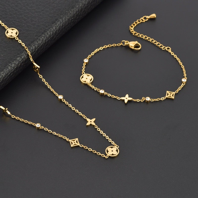 Ensemble bijoux designer