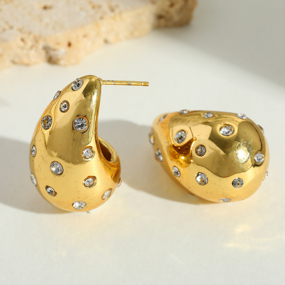Boucles d’oreilles goute d’eau
