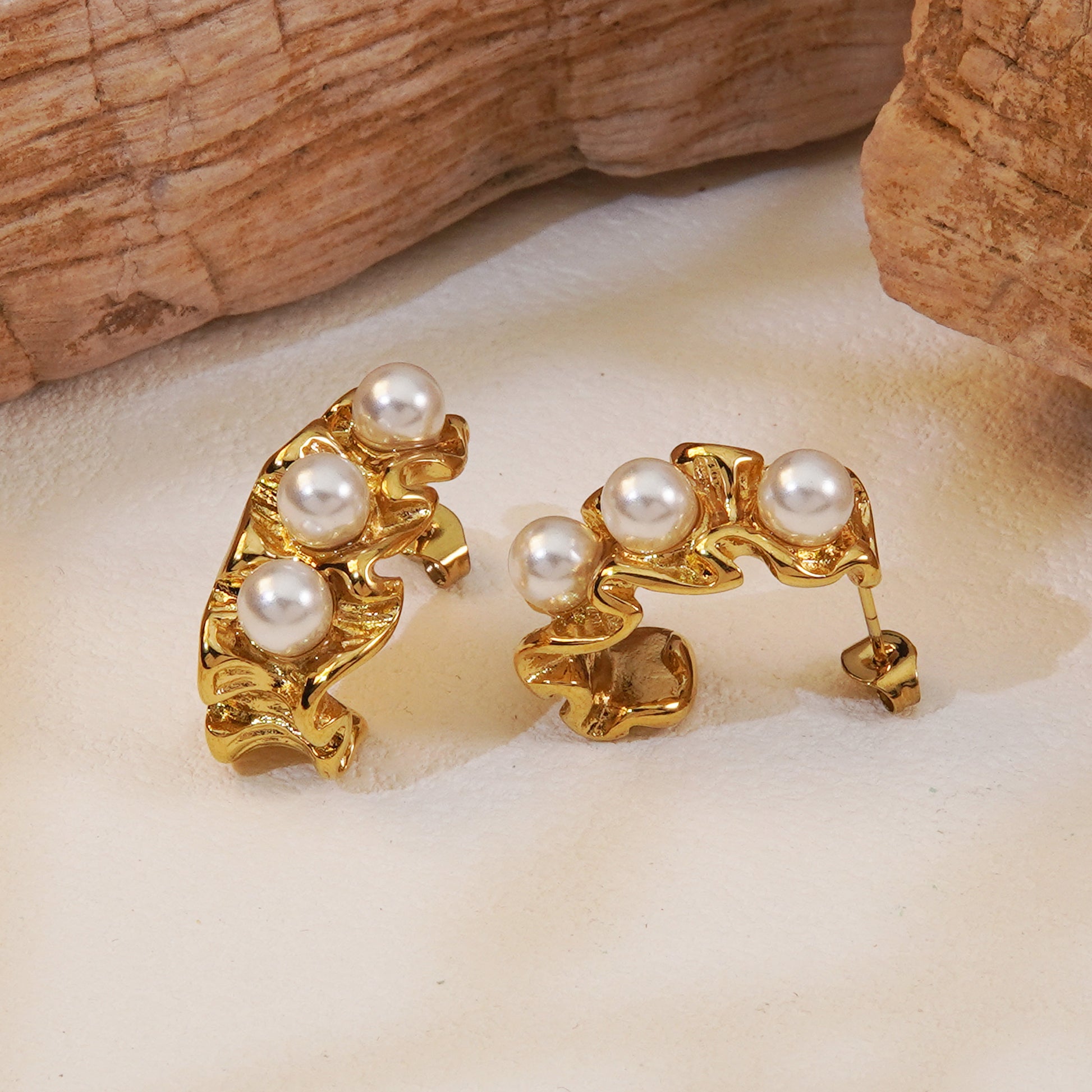 Boucles d’oreilles les perles