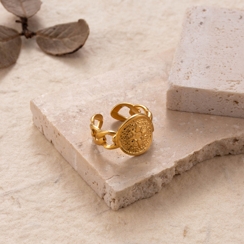 Bague Bouclier Étoile