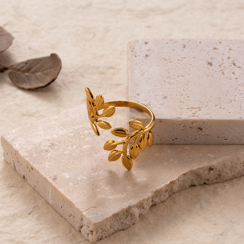 Bague Floral Snake