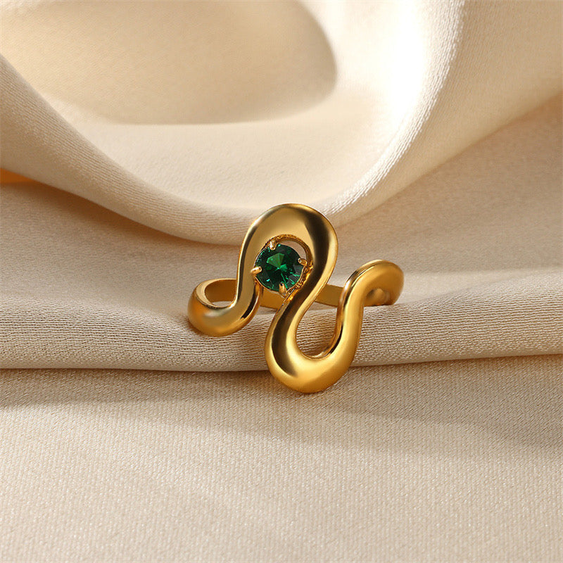 Bague Diamant Vert