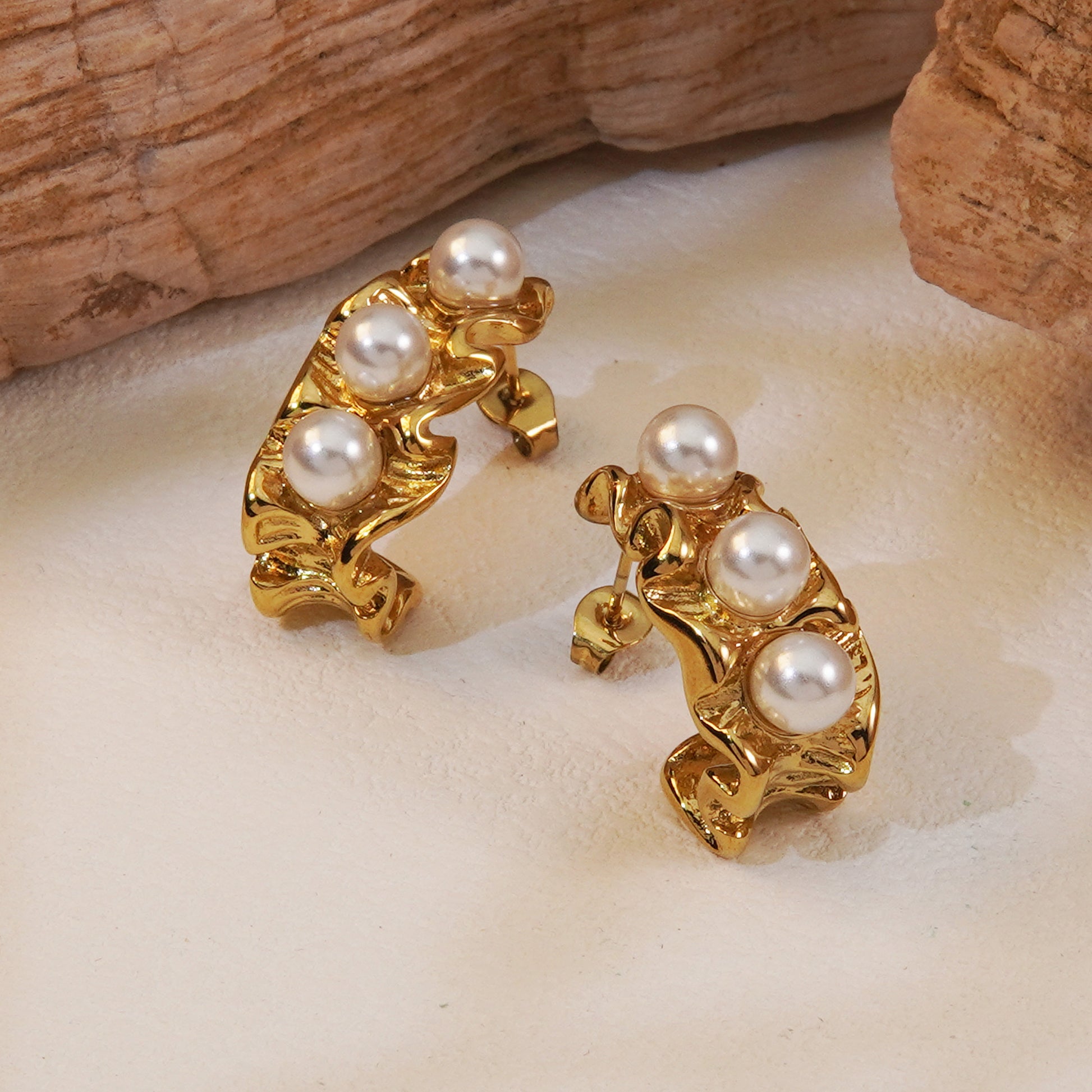 Boucles d’oreilles les perles